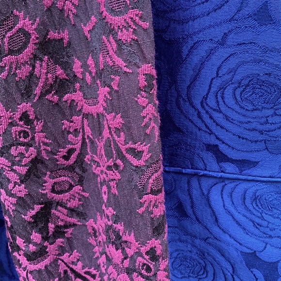 Nomadic traders Paisley coat black and wine red L - Picture 7 of 13